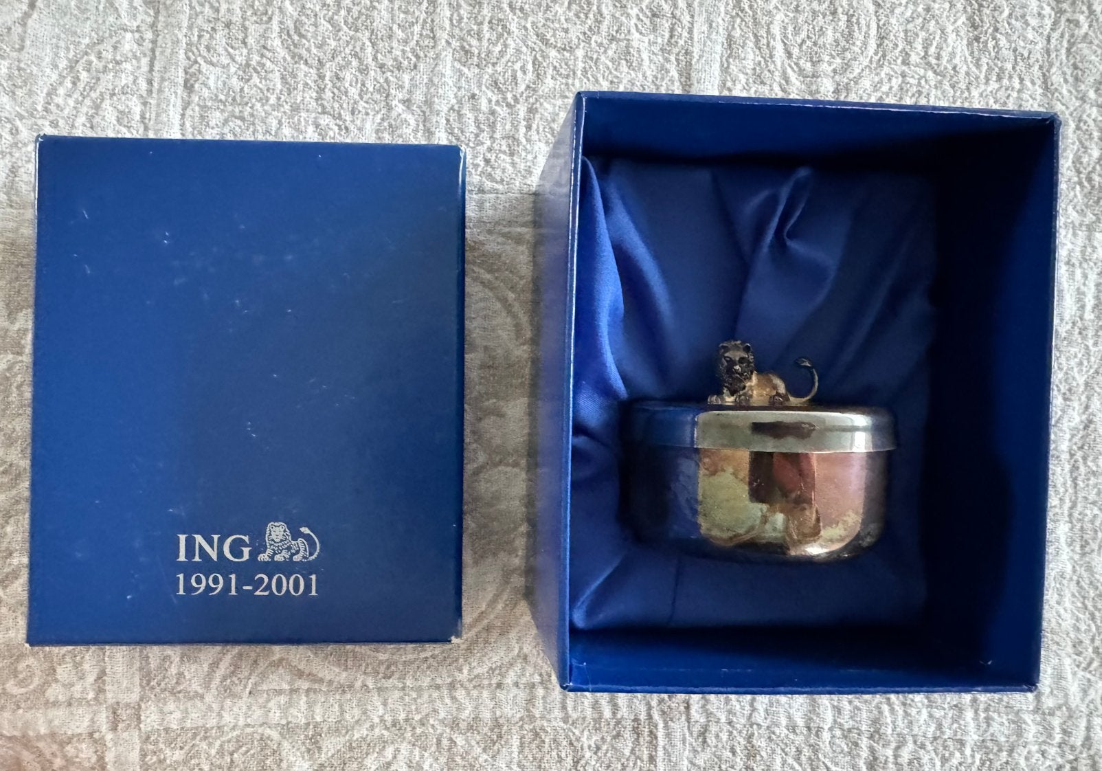ING jubileumdoosje 1991 - 2001 (nieuw), Verzamelen, Ophalen of Verzenden, Nieuw, Overige materialen, Dier
