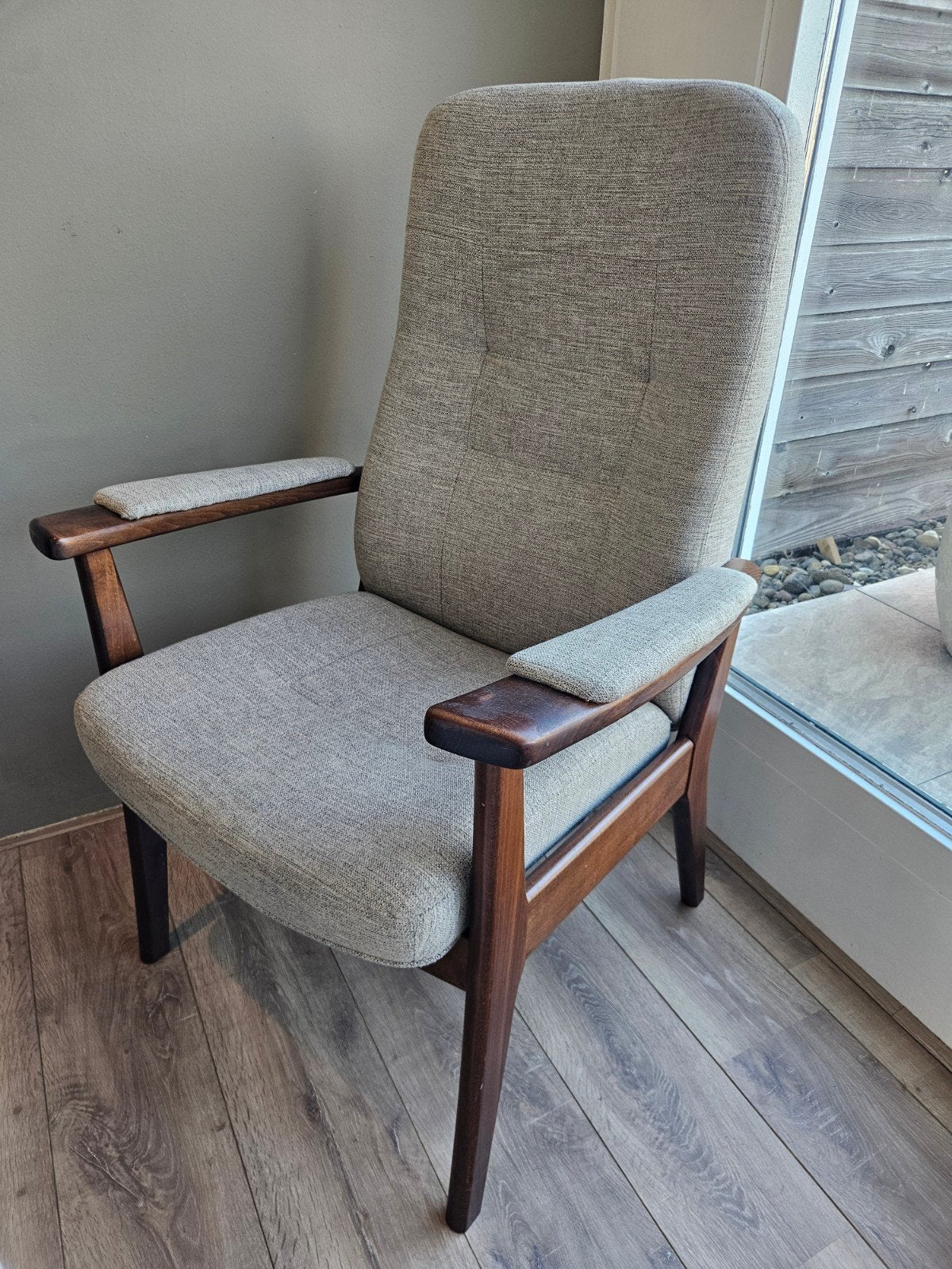 Farstrup fauteuil - Deens design - jaren '60, Huis en Inrichting, Ophalen, Gebruikt, Deens design, Vintage, Jaren '60, Stof