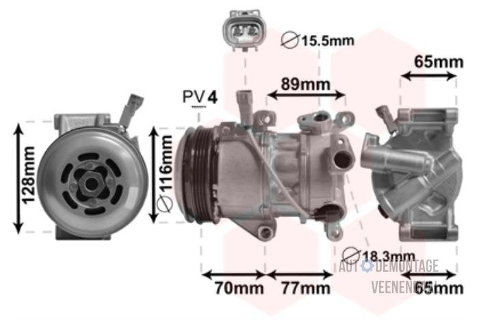 Aircopomp van een Toyota Yaris, -, -, Nieuw, Ophalen of Verzenden