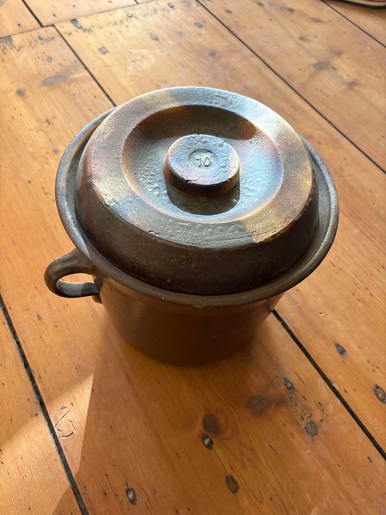 Vintage Keulse pot - Aardewerk voor fermentatie, Ophalen
