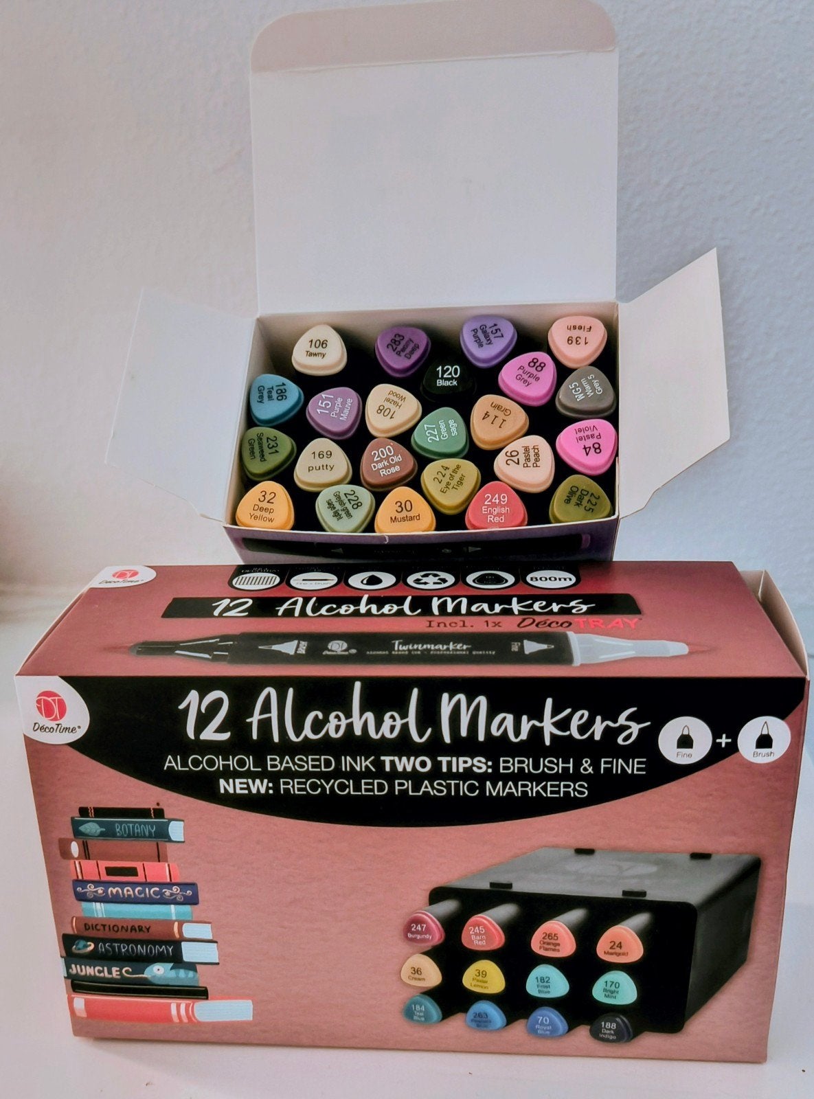 Nieuw! Diverse Twin markers/ Alcohol markers DécoTime., Ophalen of Verzenden, Nieuw, Potlood of Stift