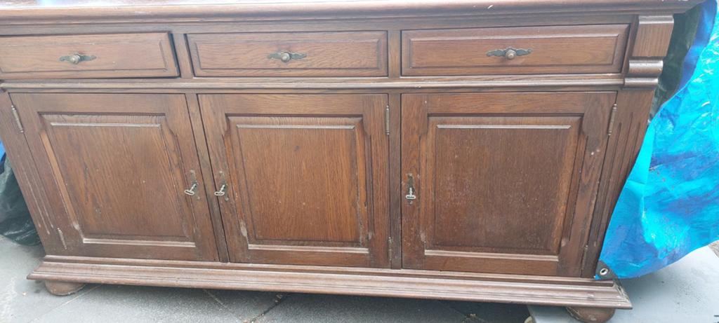 Gratis dressoir, Huis en Inrichting, Gebruikt, 150 tot 200 cm, Eikenhout, Ophalen of Verzenden