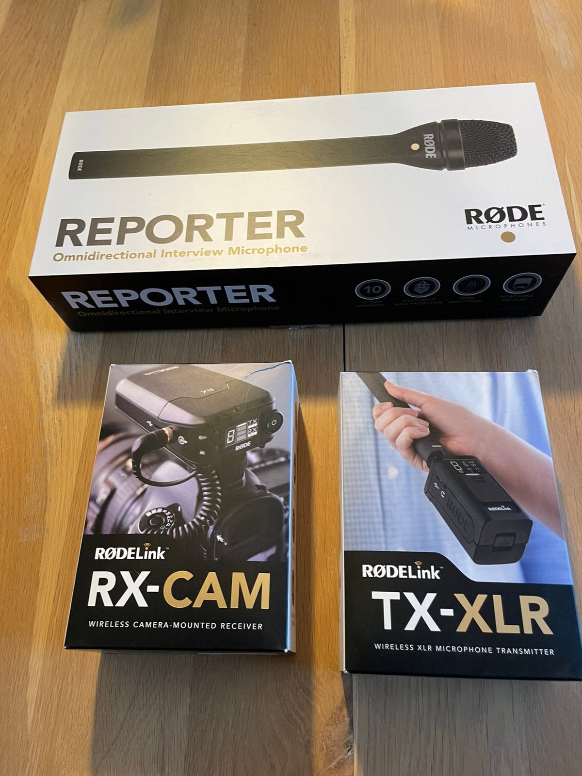 RØDE Reporter, Ophalen, Audio
