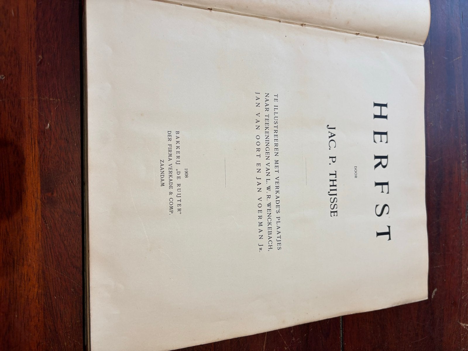 Herfst door Jac. P. Thijsse - Geïllustreerd Natuurboek, Boeken, Ophalen of Verzenden, Gelezen, Natuur algemeen