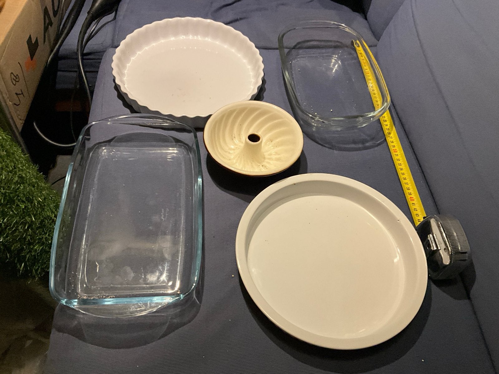 Diverse ovenschalen en bakvormen, Ophalen of Verzenden, Gebruikt, Glas, Overige typen