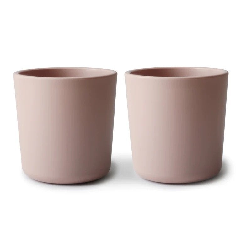 kinderbeker Beker Rond Blush Roze (set 2) Mushie, 5870 W Fuqua Street - Suite 200 Houston, TX, 77085, Overige typen, Nieuw, Support@mushie.com