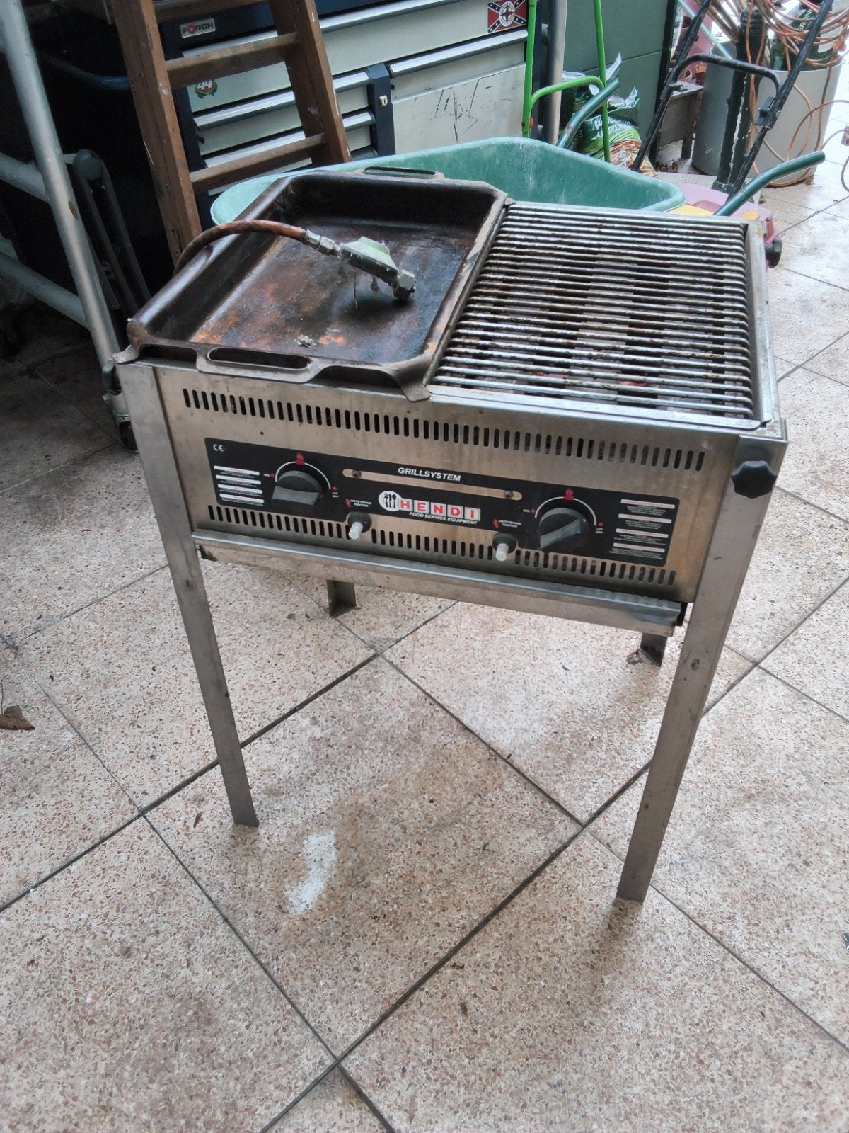 Hendi Gas BBQ Grillsysteem, Tuin en Terras, Ophalen, Gebruikt