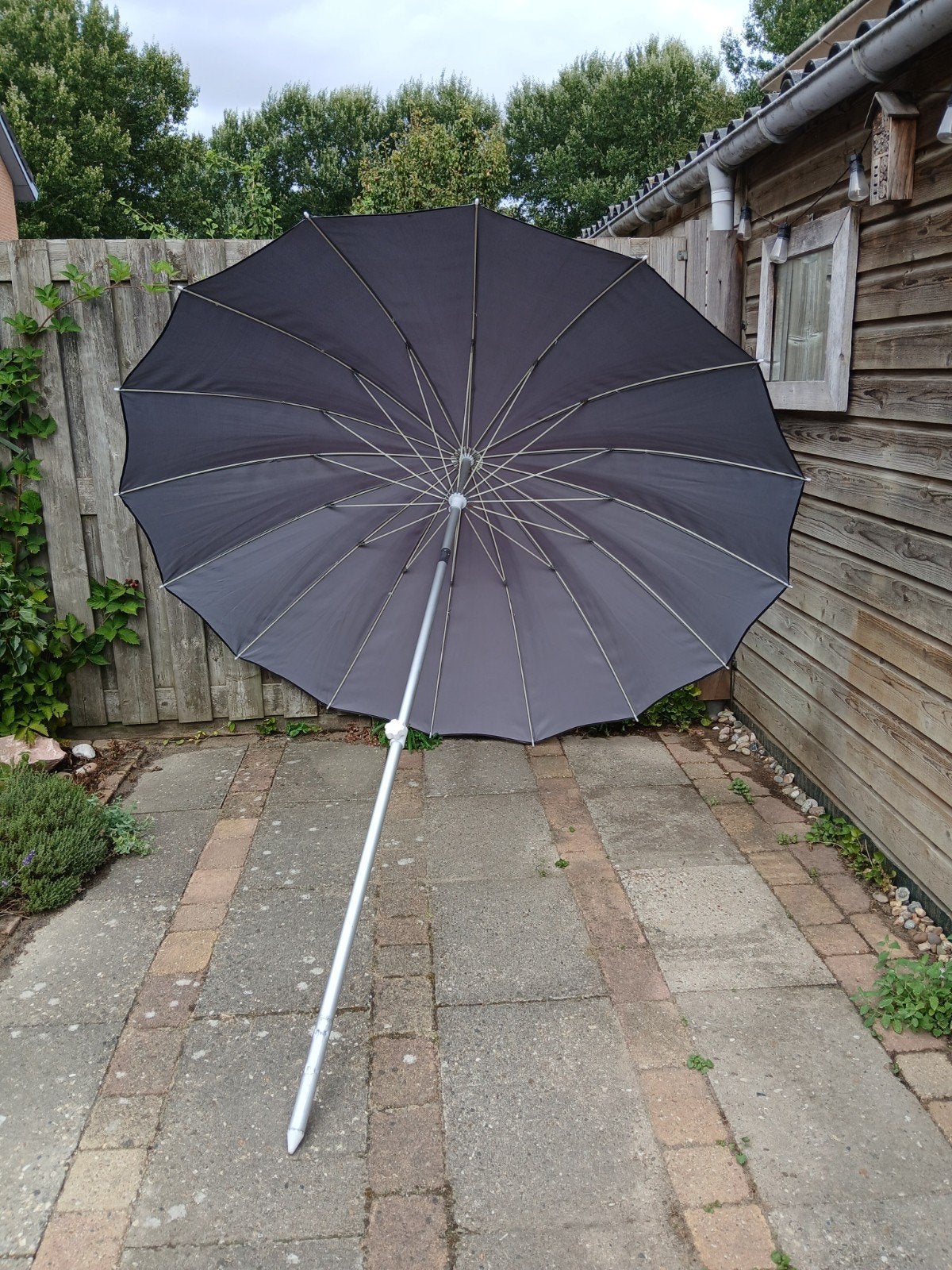 lichtgewicht maar stevige (strand) parasol, Ophalen, 1 tot 2 meter, Stokparasol
