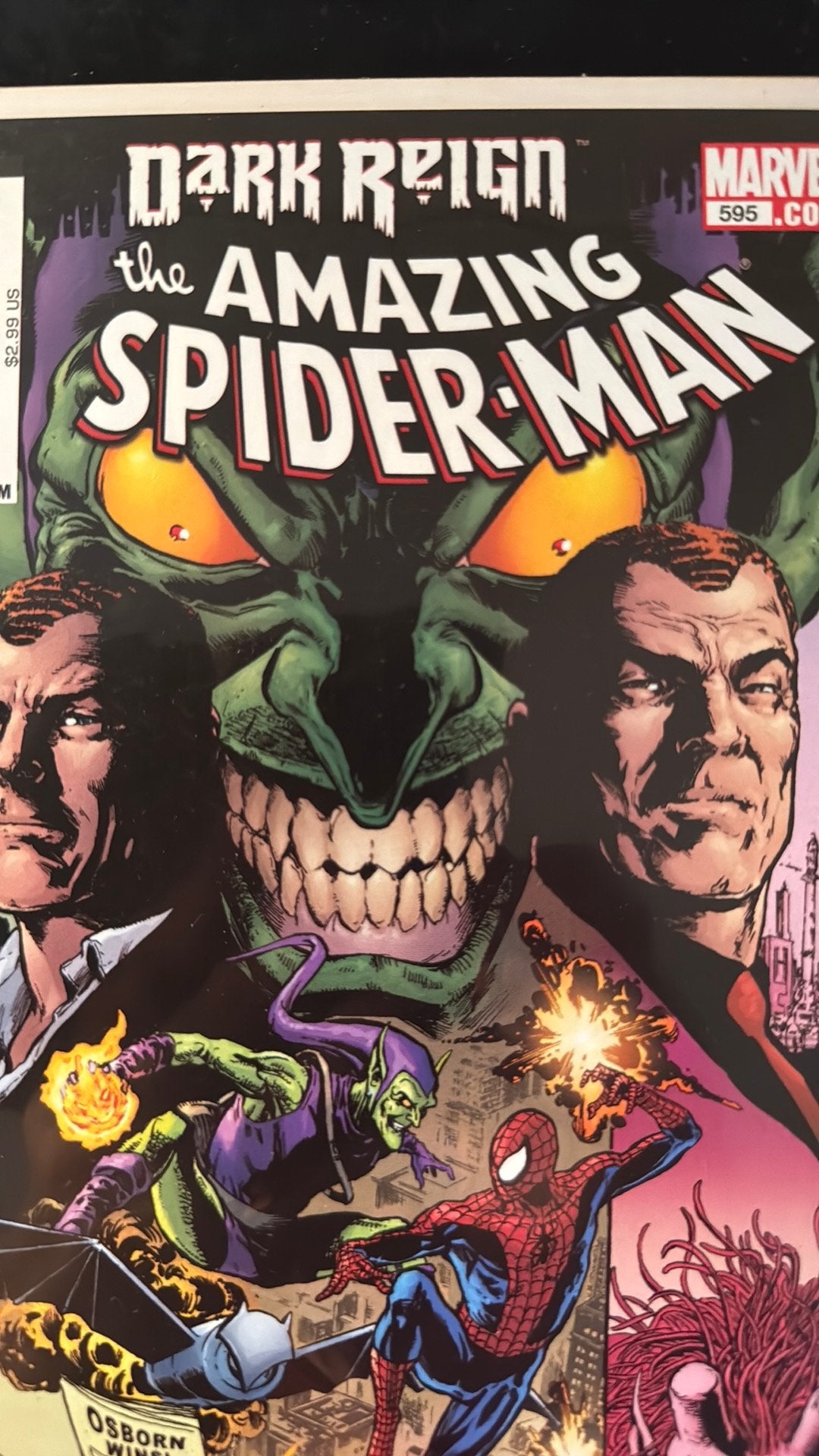 Amazing Spider-Man, # 595 - 599, complete run Dark Reign, Boeken, Strips | Comics, Amerika, Complete serie of reeks, Ophalen of Verzenden