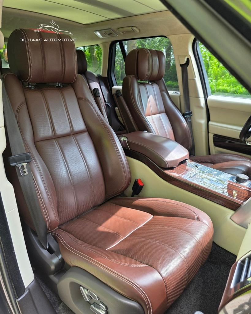 EYECATCHER deze Range Rover 4.4 Sdv8 AUT 2014 Autobiography, Auto's, Land Rover, Automaat, 313 €/maand, 8 cilinders, Bruin