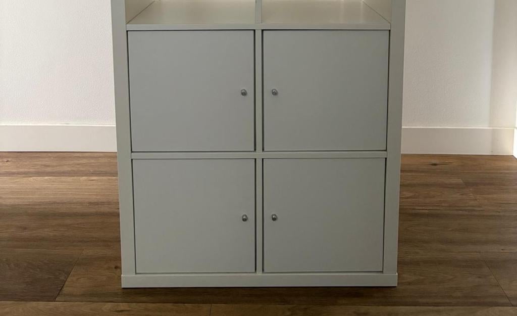 6 mat witte deurtjes voor IKEA Kallax kast, Huis en Inrichting, Kasten | Boekenkasten, Ophalen