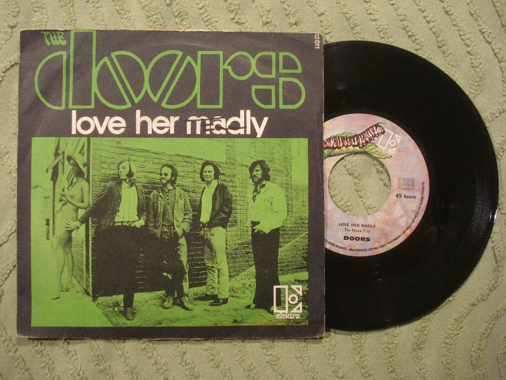 The Doors 7" Vinyl Single: ‘Love her madly’ (Frankrijk), Cd's en Dvd's, Ophalen of Verzenden, Gebruikt, 7 inch, Rock en Metal