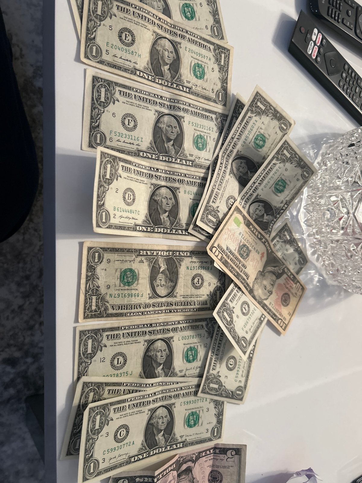 Amerikaanse dollars: setje van 1 en 10 dollar biljetten, Postzegels en Munten, Bankbiljetten | Amerika, Ophalen of Verzenden, Noord-Amerika