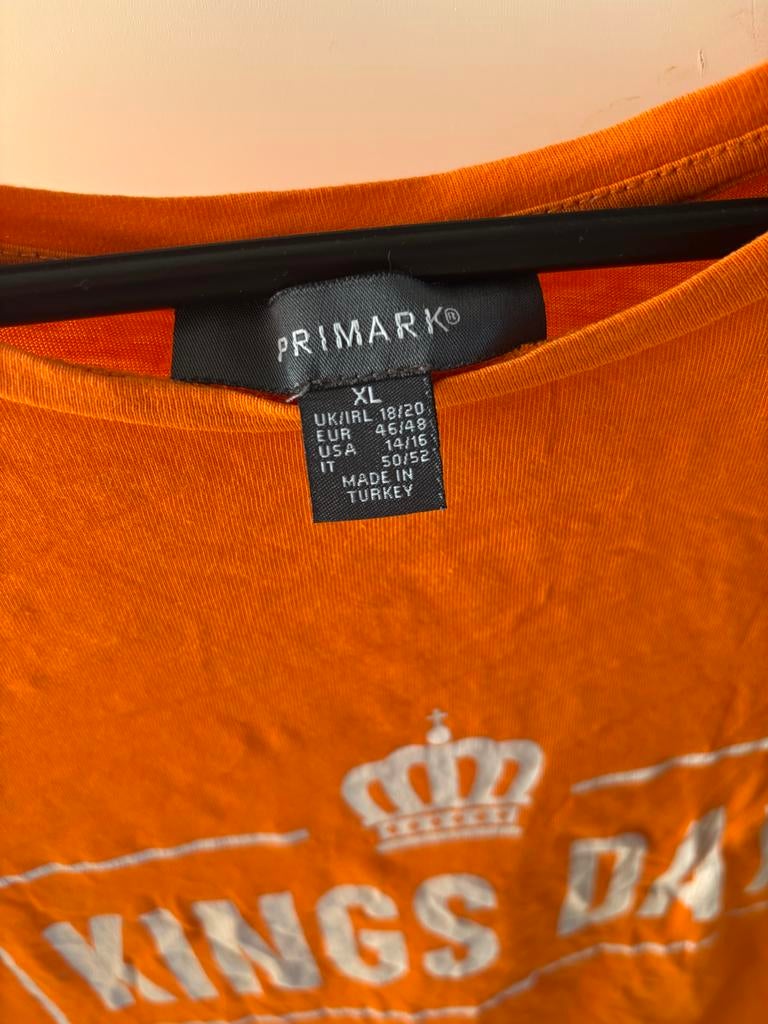 Oranje Kings Day T-shirt - Maat XL, Ophalen, Zo goed als nieuw, Shirt of Longsleeve
