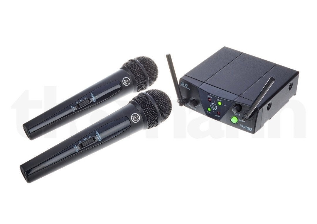 AKG WMS Pro 2 Draadloze Microfoons - Goede Staat, Muziek en Instrumenten, Ophalen of Verzenden, Zangmicrofoon