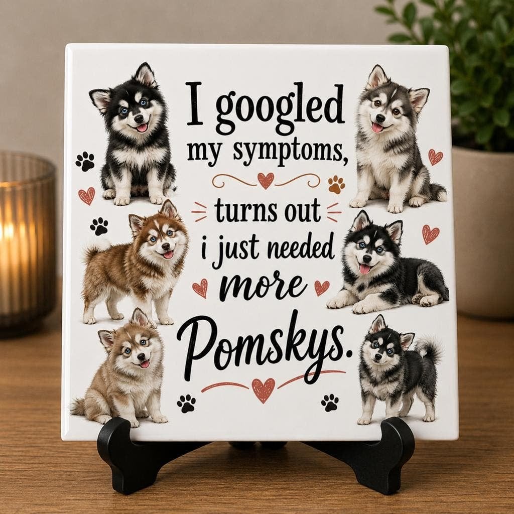 Turns out i needed more Pomskys, Pomsky Tegel, Verzenden, Nieuw
