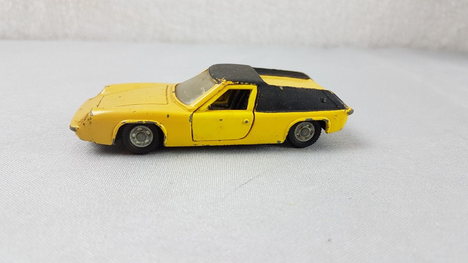 Dinky Toys Lotus Europa (geel/zwart), Ophalen of Verzenden, Gebruikt, Auto