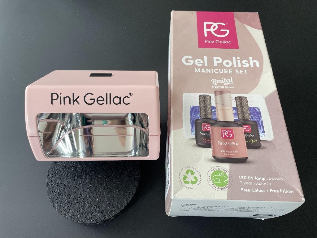 Pink Gellak - Diverse items - Bieden, Ophalen of Verzenden, Zo goed als nieuw, Handen en Nagels, Make-up