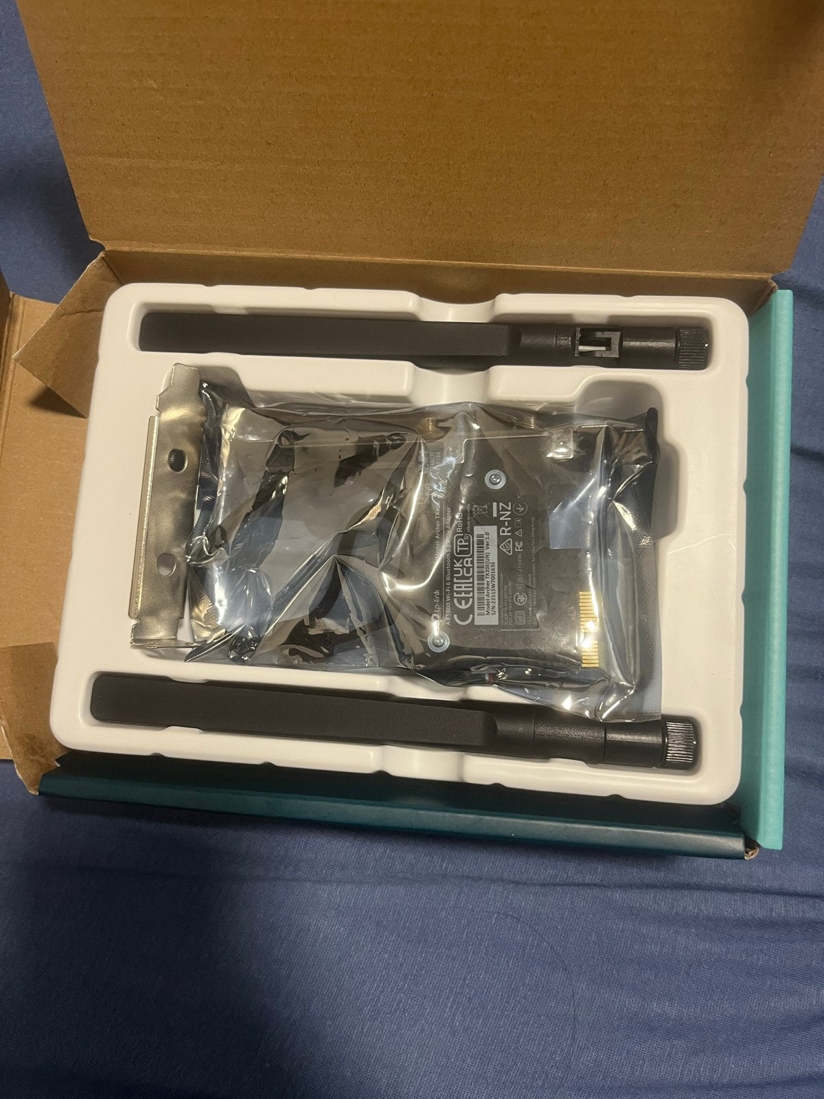 TP-Link AX1800 Wi-Fi 6 Bluetooth 5.2 PCIe Adapter, Ophalen of Verzenden, Nieuw, Intern