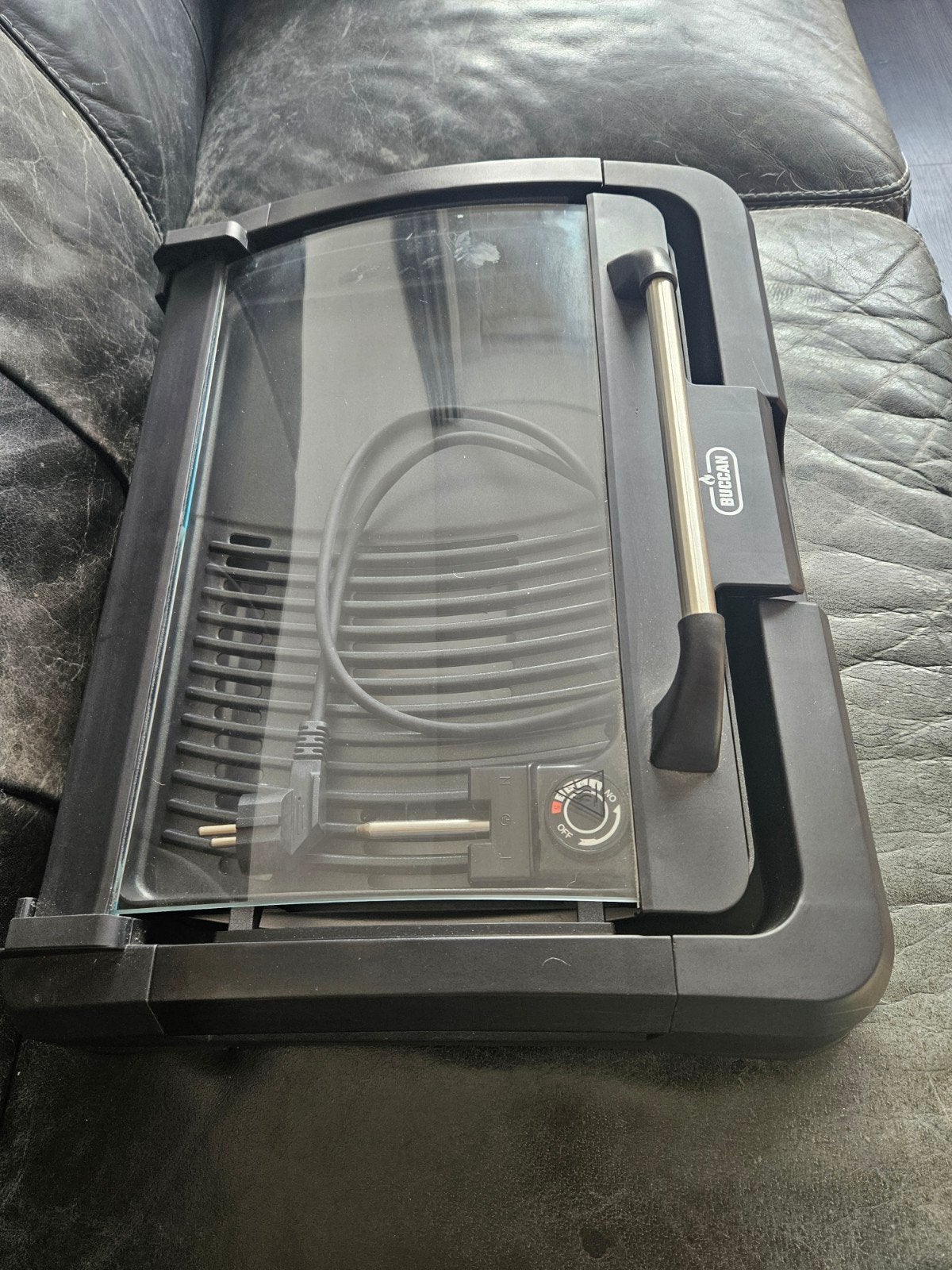 Buccan Tafel Grill BBQ - Elektrische Barbecue, Ophalen, Zo goed als nieuw, 4 t/m 7 personen