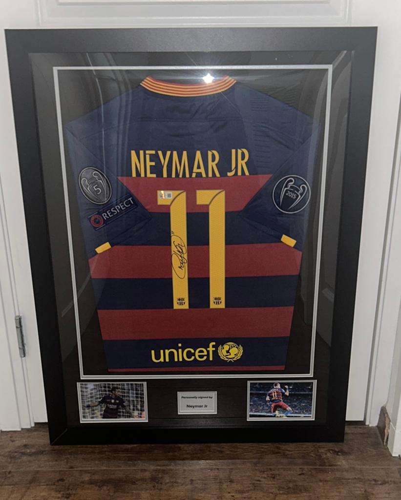 Gesigneerd Neymar Jr Barcelona Beckett, Ophalen of Verzenden, Nieuw, Buitenlandse clubs, Shirt
