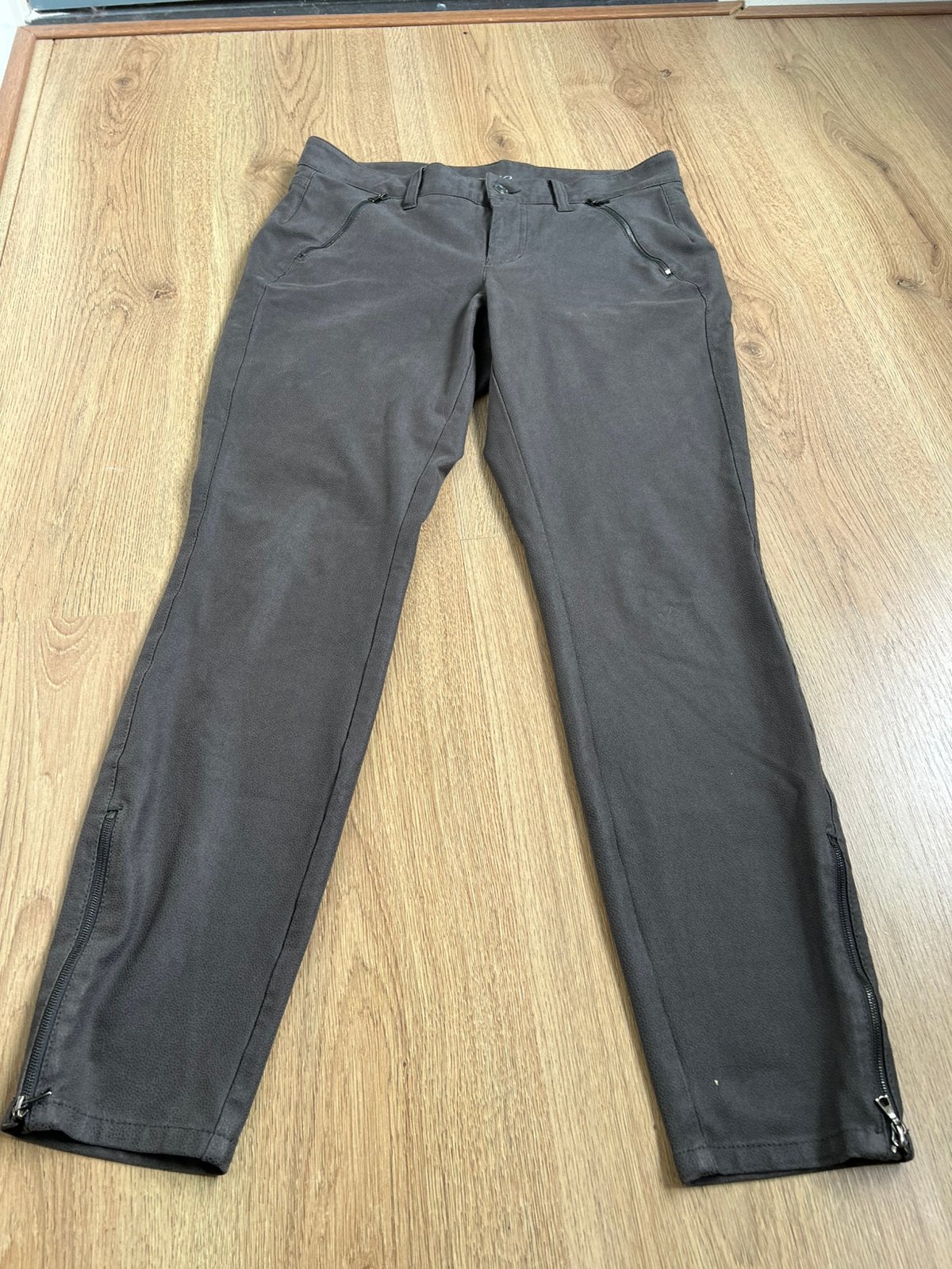 Cambio grijze suede achtige broek parla 38, Maat 38/40 (M), Cambio, Ophalen of Verzenden, Zo goed als nieuw