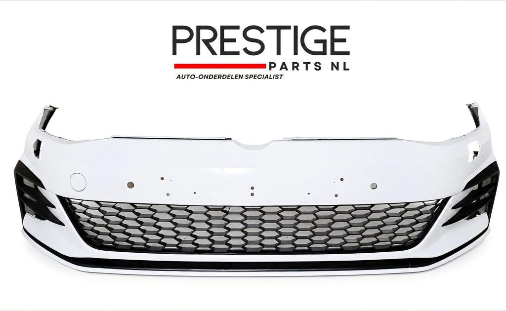 Voorbumper VW Golf 7 VII 7.5 GTI VOLKSWAGEN BUMPER 4xPDC, Gebruikt, -, Voor, Ophalen of Verzenden