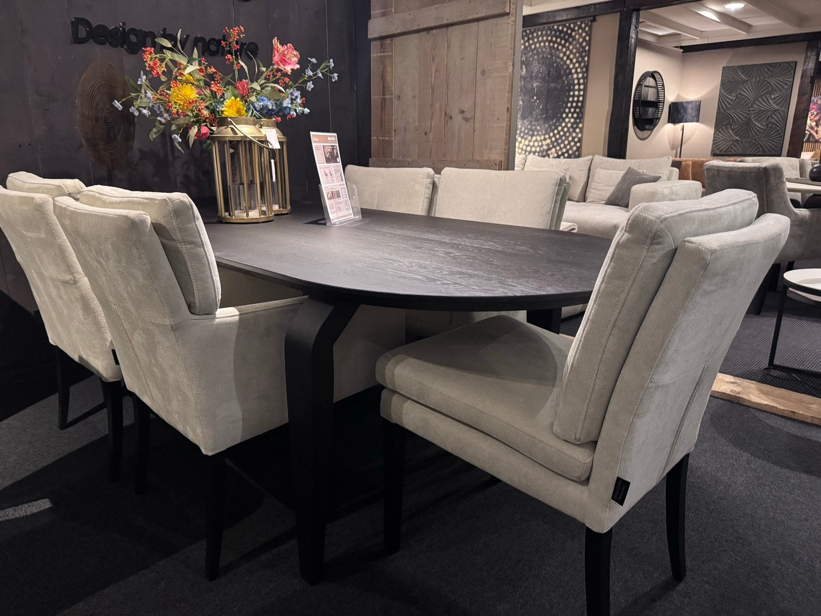 6 UrbanSofa Quinten Eetkamerstoelen - Showroommodellen, Ophalen, Overige kleuren, Nieuw, Stof
