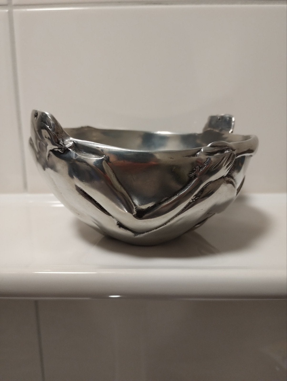Carrol Boyes gepolijst aluminium schaaltje /grote kom, Ophalen of Verzenden
