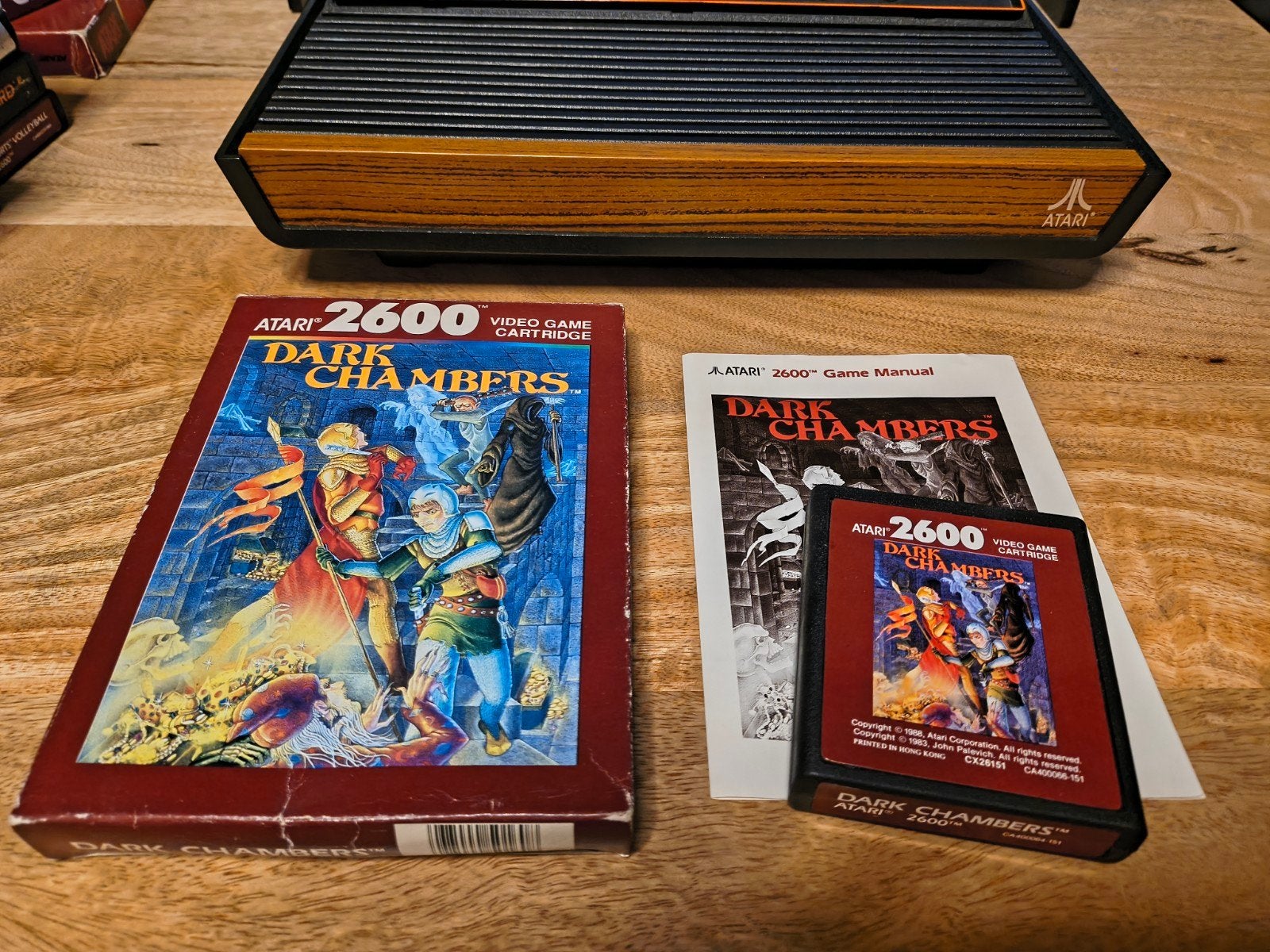 Dark Chambers voor de Atari 2600, Gebruikt, 1 speler, Ophalen of Verzenden, Atari 2600