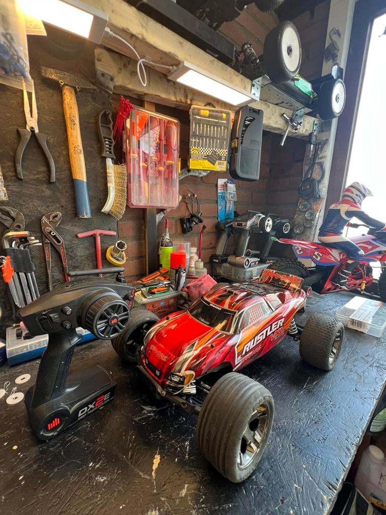 Traxxas rustler vxl, Ophalen of Verzenden, Gebruikt