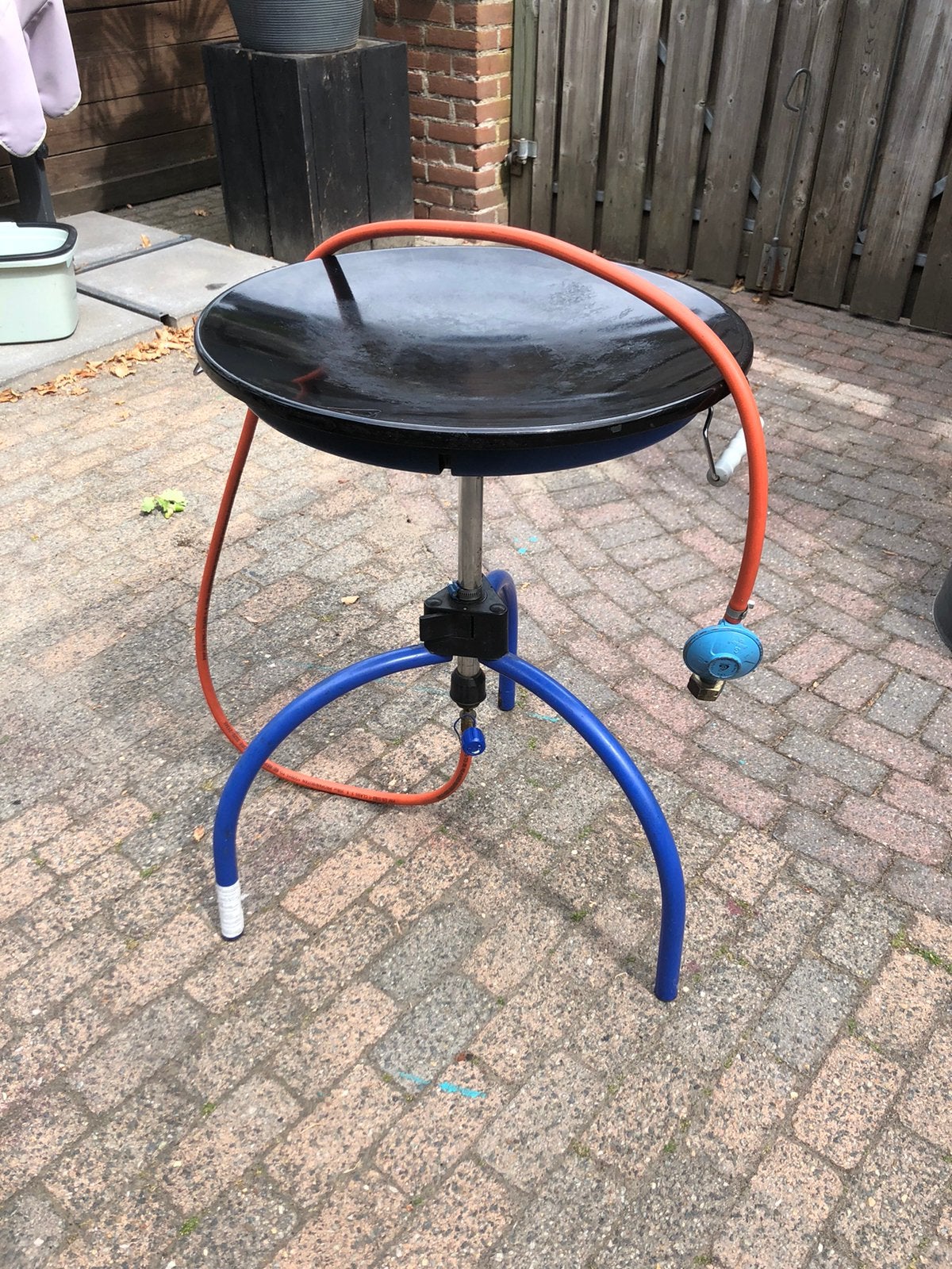 Skottelbraai Cadak, Ophalen, Gebruikt