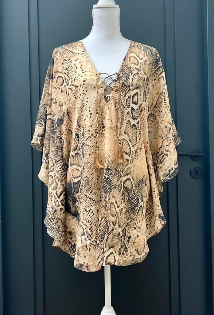 Nieuw! strandjurk kaftan tuniek beachwear maat S, Ophalen of Verzenden, Nieuw, Overige typen