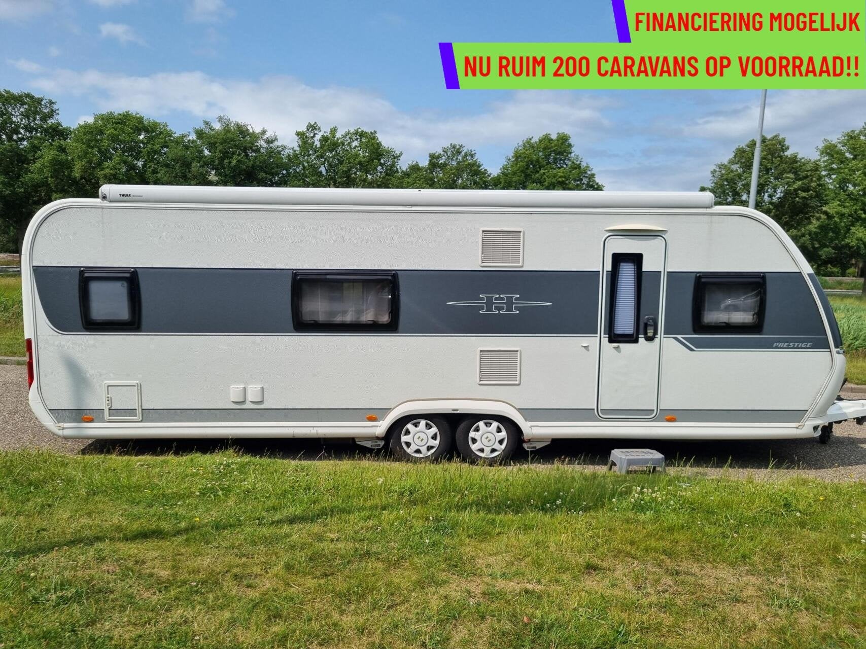 Hobby PRESTIGE 720 KFU STAPELBED + MOVER +AIRCO +CASS LUIFEL, Caravans en Kamperen, Mover, Rondzit, Hobby, Bedrijf