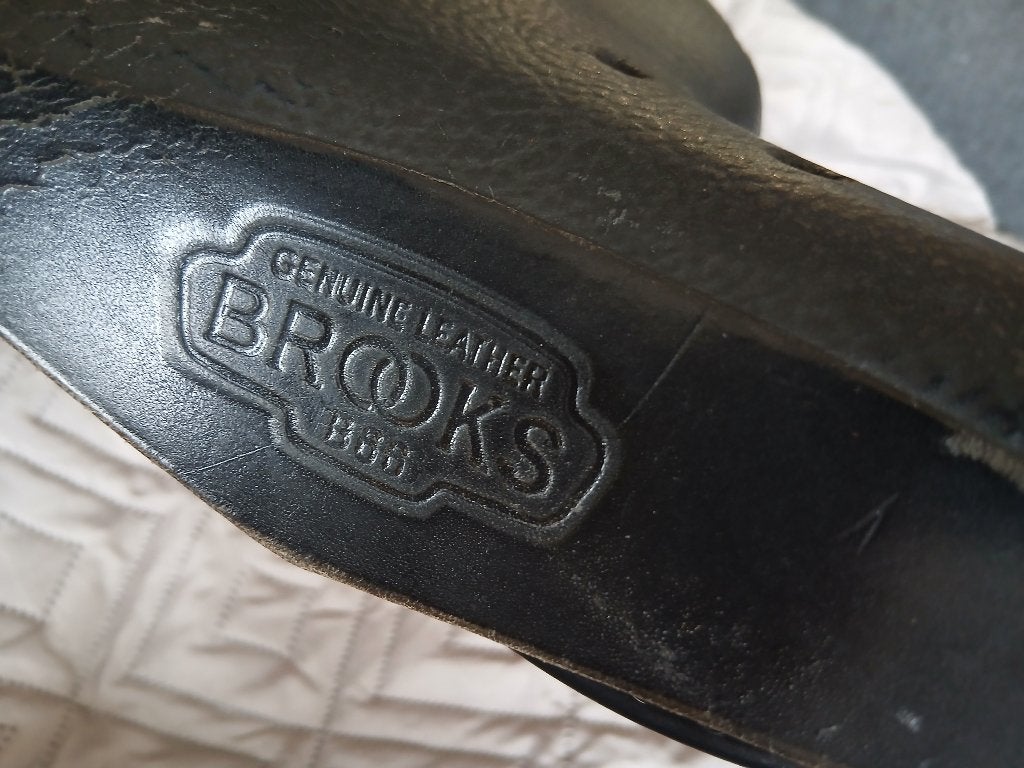 Brooks  leren zadel, Ophalen, Gebruikt, Leer, Brooks