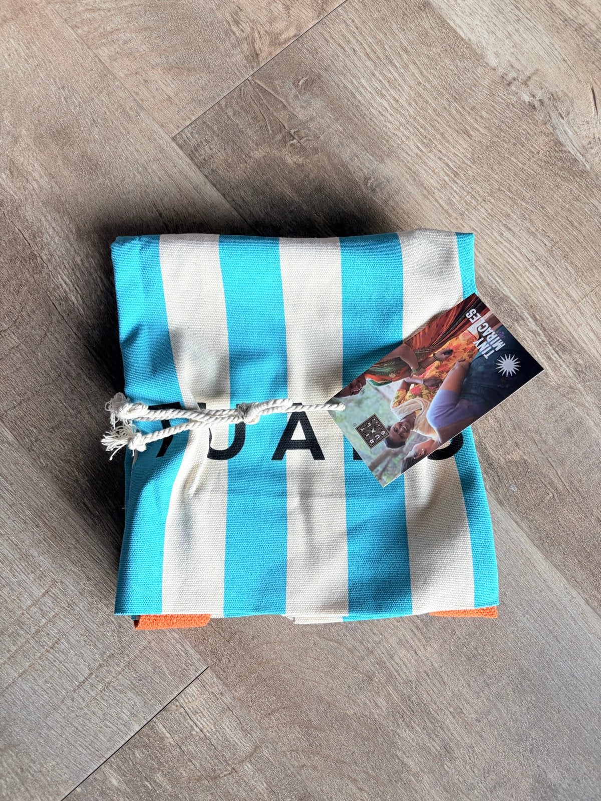 Nieuwe gestreepte strandtas met touwdetails, Ophalen, Meerkleurig, Overige stijlen, Nieuw