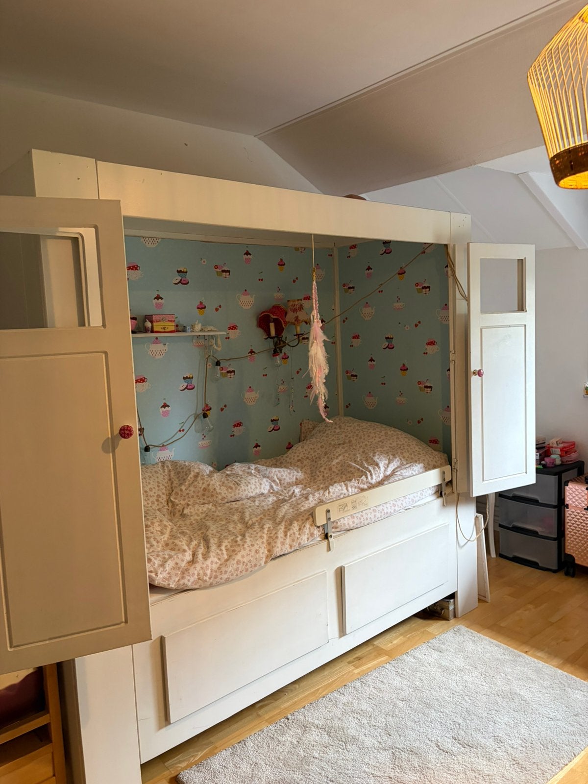 Bedstee kinderbed, Ophalen of Verzenden, Zo goed als nieuw, 180 cm of meer, 70 tot 85 cm
