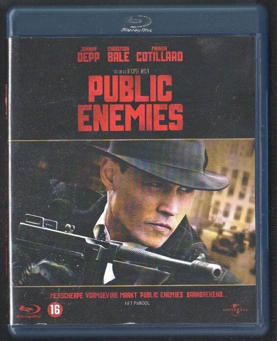 Public Enemies. Blu-ray., Cd's en Dvd's, Blu-ray, Film, Spaans, Ophalen of Verzenden, Blu-ray