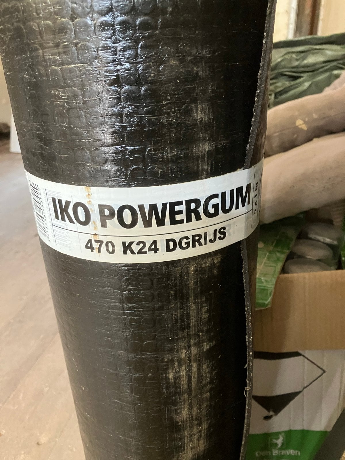 Iko powergum, Zwart, Nieuw, 15 m² of meer, Ophalen