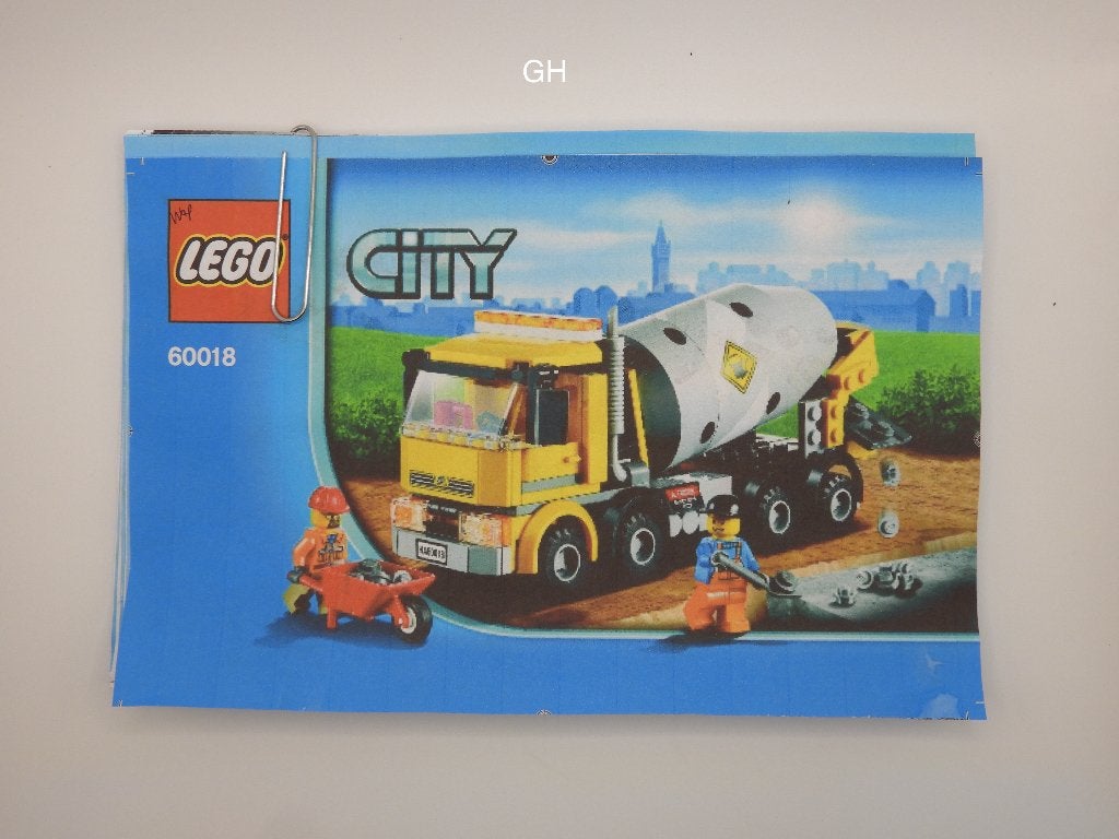 Lego 60018 Cement Mixer, Compleet, Lego, Ophalen of Verzenden, Complete set
