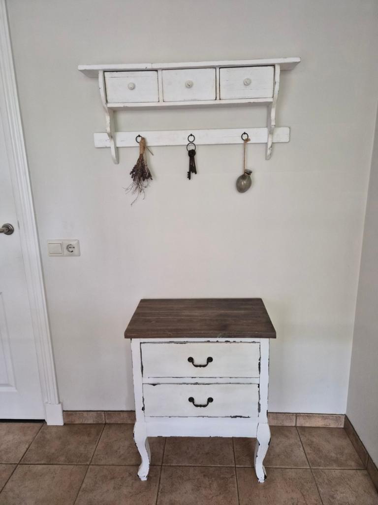 Landelijke set, leuk in hal of kinderkamer, Ophalen, 50 tot 100 cm, Zo goed als nieuw, Minder dan 100 cm