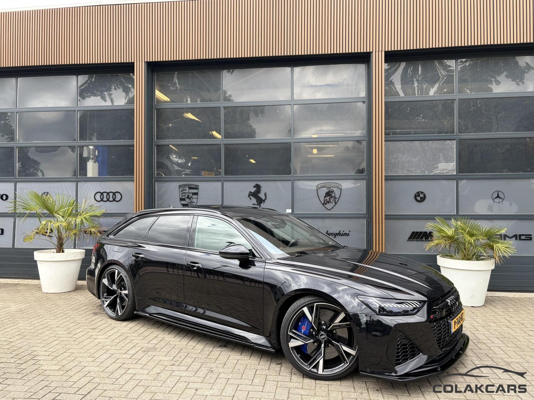 Audi RS6 RS6 4.0 TFSI V8 Keramisch-Pano-601PK-4-wiel sturing, Auto's, Audi, Automaat, Gebruikt, 600 pk, Leder