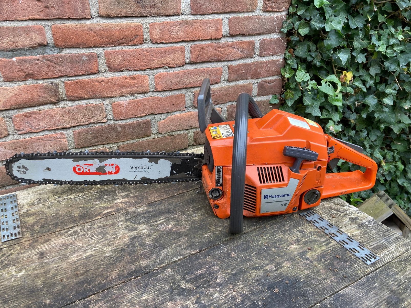 Husqvarna 55, Tuin en Terras, Hand-tuingereedschap, Ophalen of Verzenden, Gebruikt