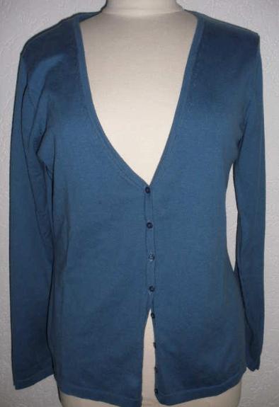 MISS ETAM vest blauw maat M, Maat 38/40 (M), Blauw, Ophalen of Verzenden, Zo goed als nieuw
