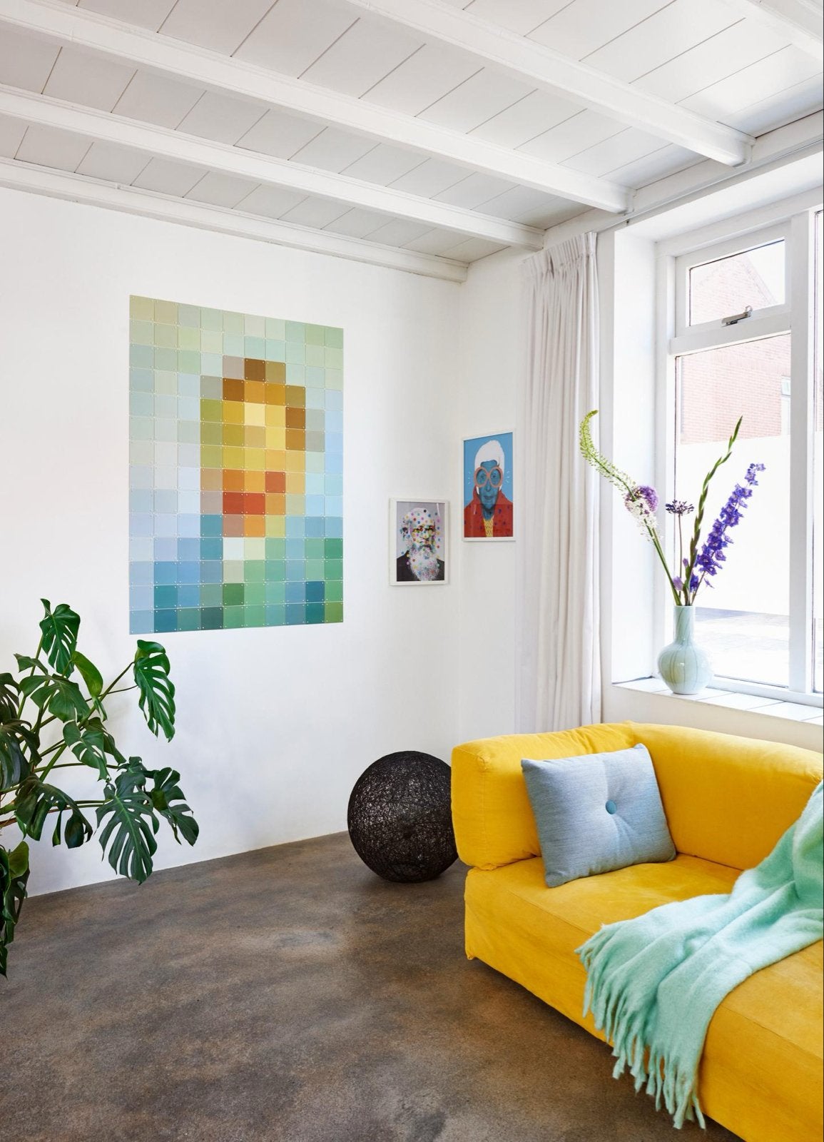 Ixxi van Gogh in pixels wanddecoratie 100x140 cm, 125 cm of meer, Ophalen of Verzenden, 75 – 100, Print