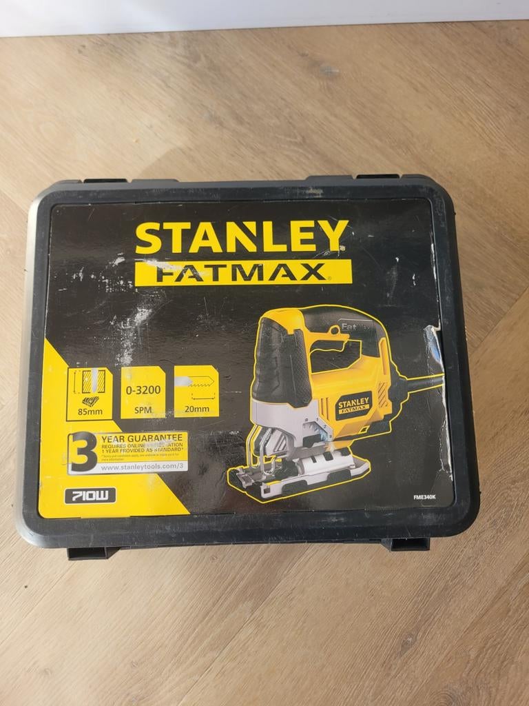 Stanley decoupeerzaag, Ophalen, Boormachine