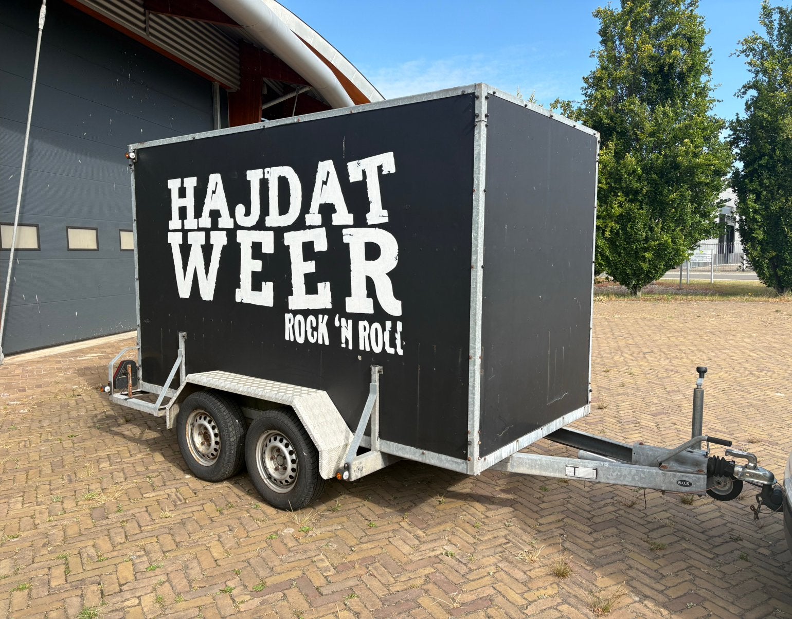 Gesloten aanhanger met laadklep 300x150x180cm 2000kg️, Ophalen of Verzenden, Zo goed als nieuw