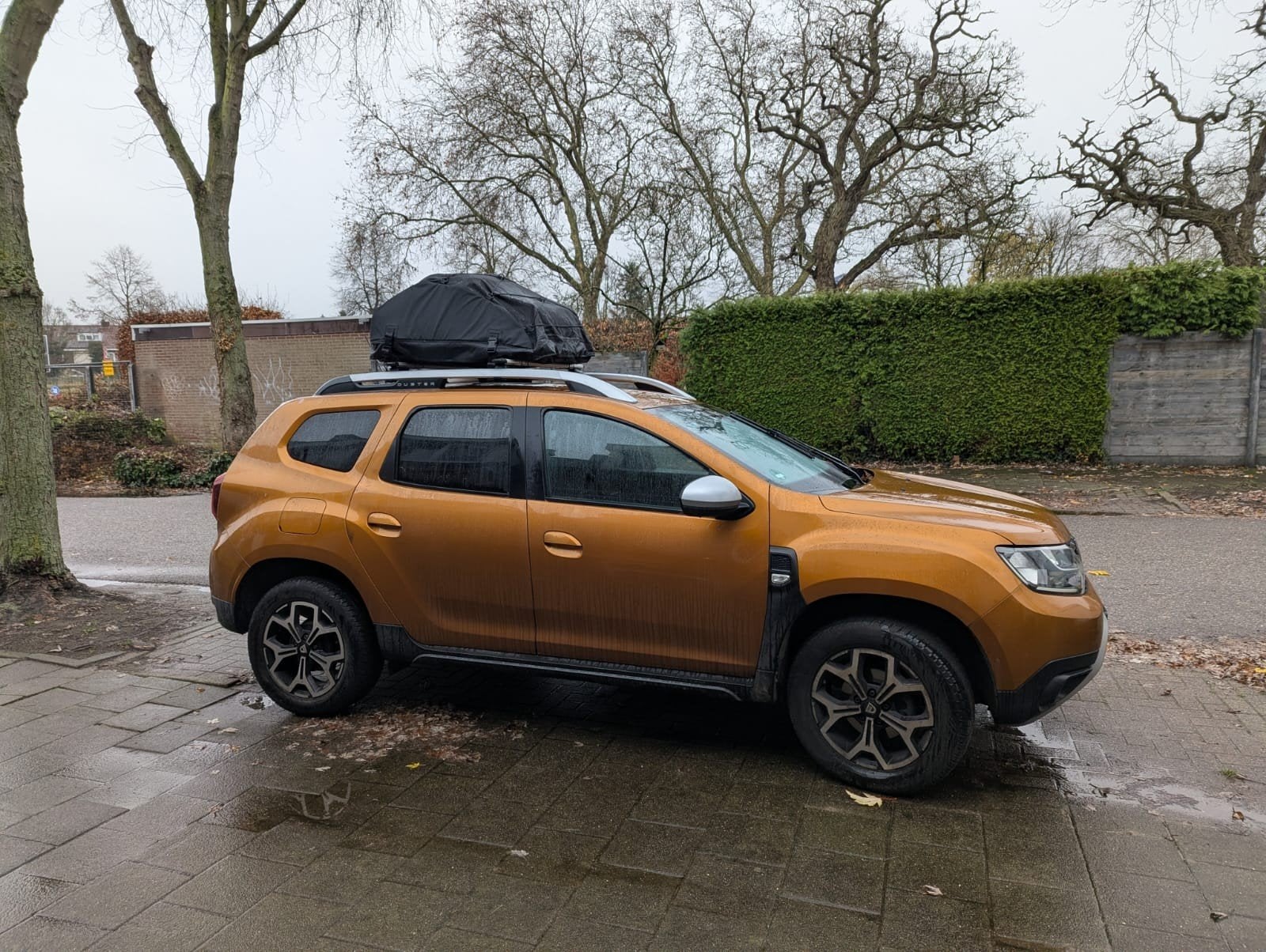 AutoStyle 320L Opvouwbare Daktas - Zwart (2x gebruikt), Ophalen, Zo goed als nieuw