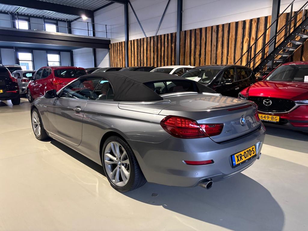 BMW 6-serie Cabrio 640xi High Executive, Auto's, BMW, Gebruikt, Euro 6, 120 €/maand, Leder