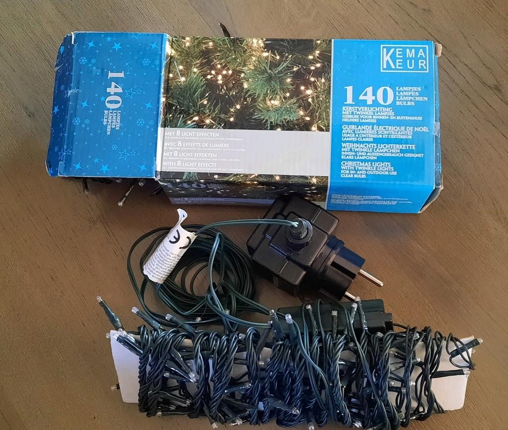 2 sets kerstverlichting van 140 lampjes. Buiten-binnen., Ophalen of Verzenden